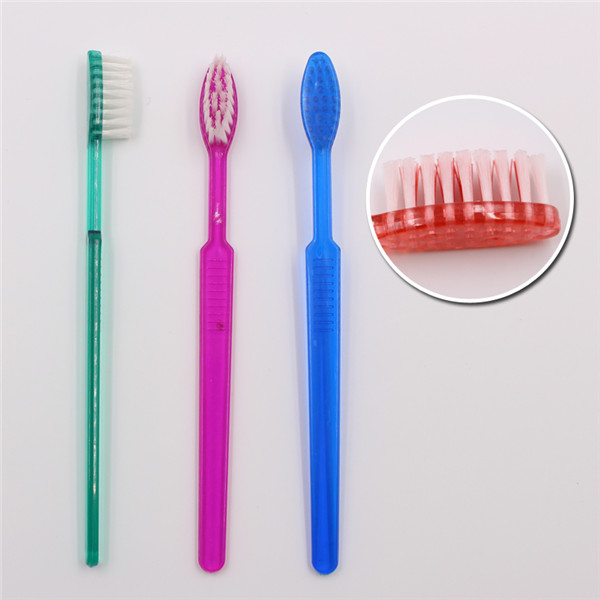 Cepillo de dientes pre-pegado de cabeza redonda