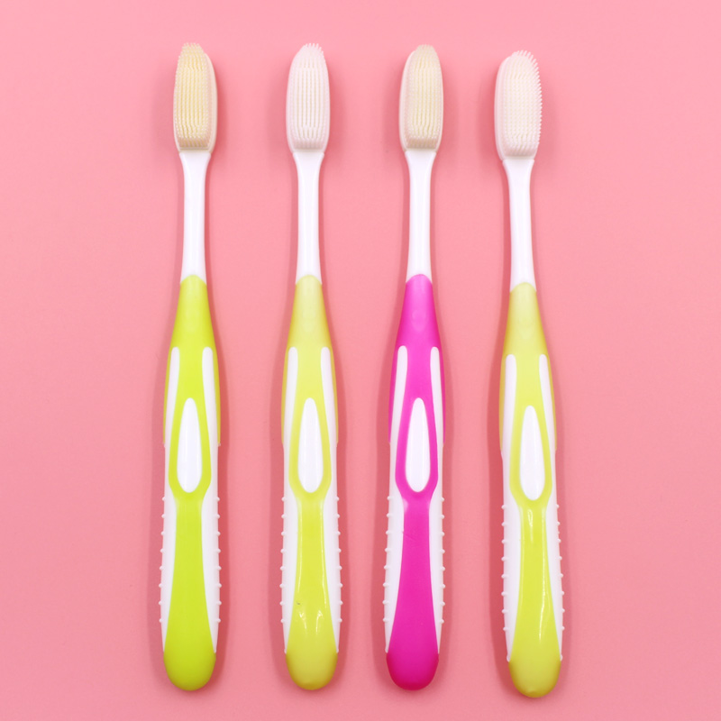 Cepillo de dientes para adultos con cerdas nanométricas reemplazables