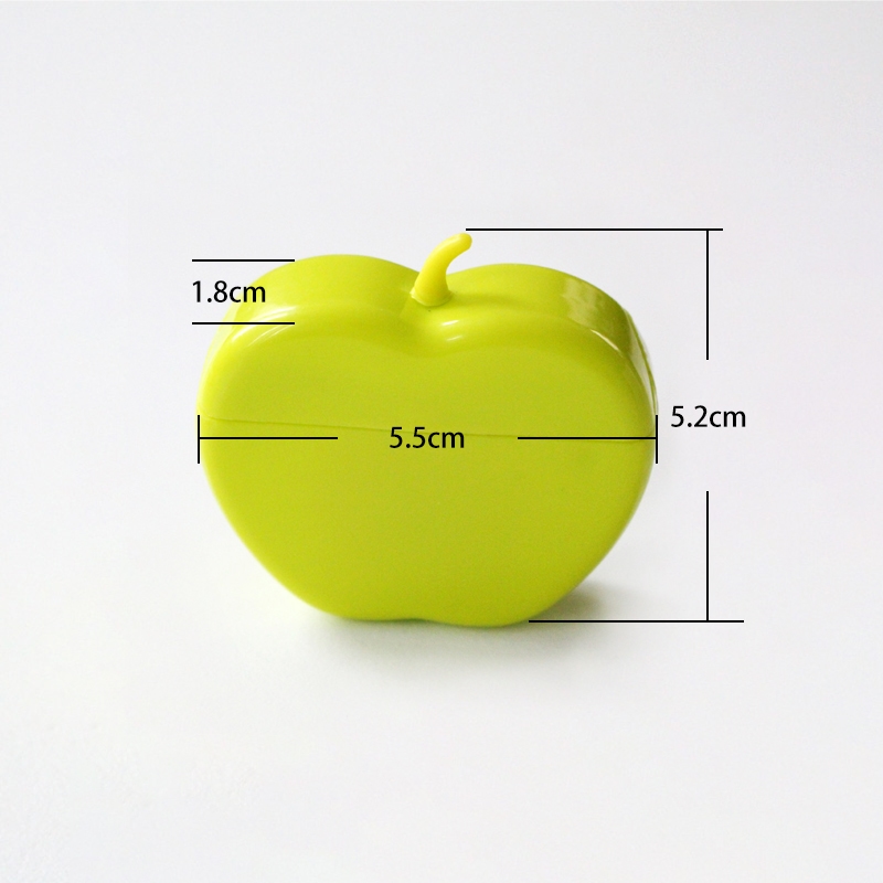 Hilo dental en forma de manzana